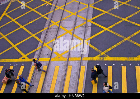 Hong Kong Cina, 03 Dicembre 2006: la vita di strada Hongkong Foto Stock