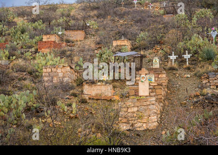 Cimitero di Apache, Arizona USA Foto Stock