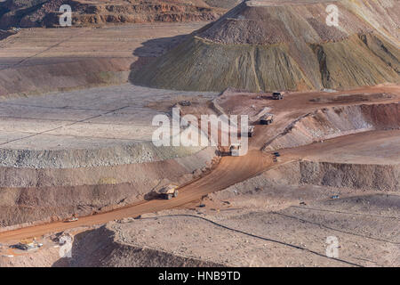 Miniera di rame, Arizona, Stati Uniti d'America Foto Stock