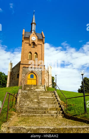 Chiesa in Wulkow vicino a Neuhardenberg, Brandeburgo, Germania Foto Stock
