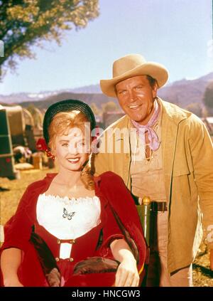 1 gennaio 1962 - ......come l'ovest è stato vinto, Debbie Reynolds, Robert Preston..Film e televisione. (Credito Immagine: © Moviestore/Entertainment Immagini via ZUMA Press) Foto Stock