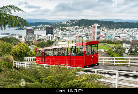 Storica Ferrovia Cog, Wellington Funivia, Regione di Wellington, Isola del nord, Nuova Zelanda Foto Stock