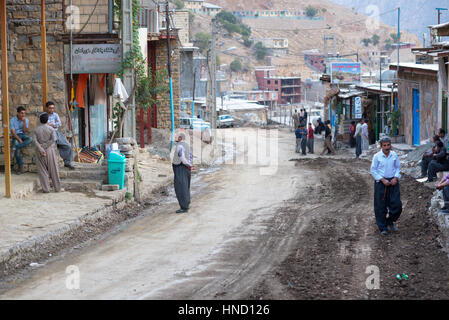 Hawraman-a takht, Kurdistan iraniano, Iran Foto Stock