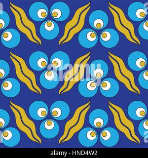 Tradizionale Ottomano Cintemani Pattern senza giunture Illustrazione Vettoriale