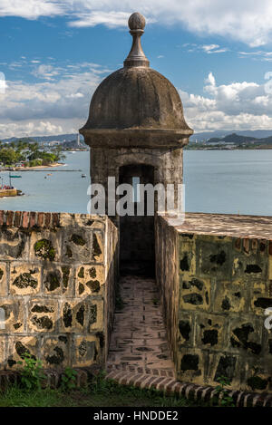 Fortificazioni spagnole, San Juan, Puerto Rico Foto Stock