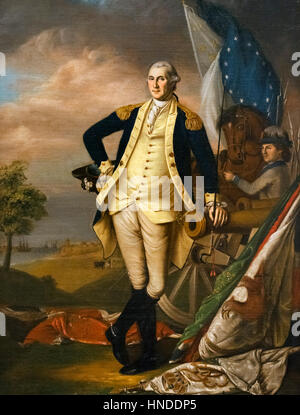 George Washington da James Peale, olio su tela, c.1782 Foto Stock