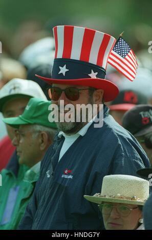 USA SPETTATORE GOLF RYDER CUP ROCHESTER NEW YORK 27 Settembre 1995 Foto Stock