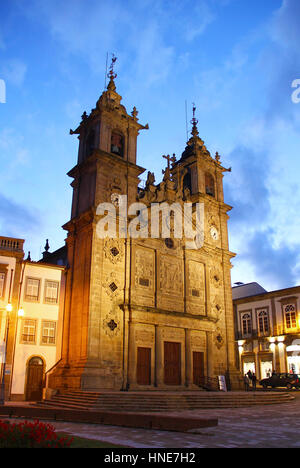 La Chiesa della Santa Croce (Igreja de Santa Cruz), Braga città vecchia, Porugal Foto Stock