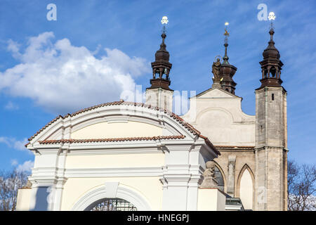 Cappella di tutti i Santi a Sedlec, distretto dell'Ossario di Kutna Hora, Repubblica Ceca, Europa Foto Stock