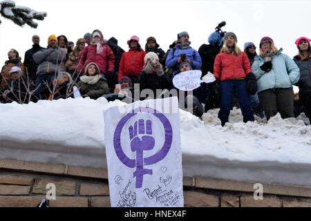 Le donne di marzo - Park City, Utah Foto Stock