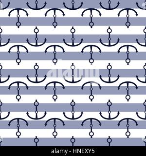 Ancorate sulla striscia. bambini s illustrazione. utilizzato per la stampa, sito web, smart phone, design, tessuti, ceramiche, tessuti stampe cartoline pack Illustrazione Vettoriale