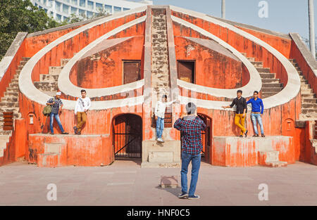 Jantar Mantar, Delhi, India Foto Stock