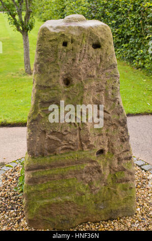 Jedburghs Rock of Ages Scotland Regno Unito Foto Stock