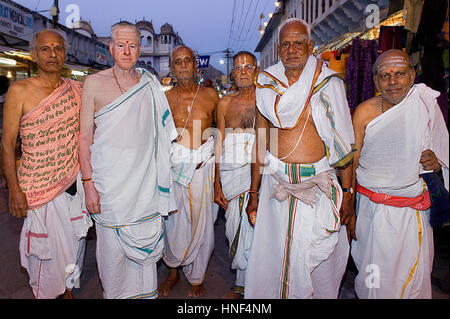 Pellegrini,pushkar, Rajasthan, India Foto Stock