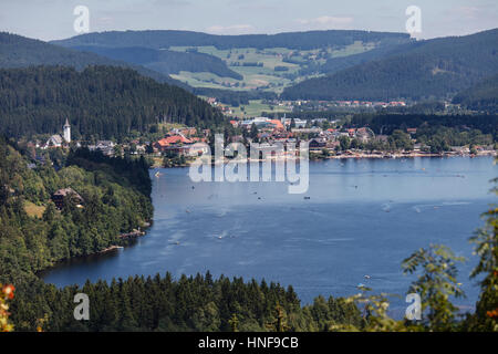 Titisee, Foresta Nera, Germania Foto Stock