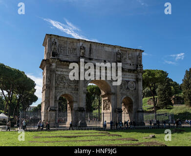 L'Arco di Costantino a Roma Italia Foto Stock