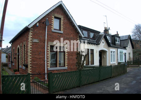 Minatori convertito cottages Anniesland Glasgow Foto Stock