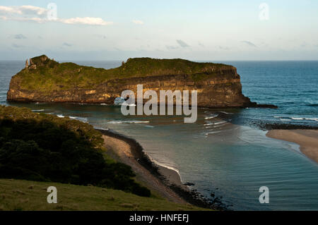 Foro nella parete del Capo orientale del Sud Africa Foto Stock