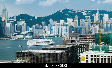 Star Cruises pesci tira in Hong Kong Foto Stock