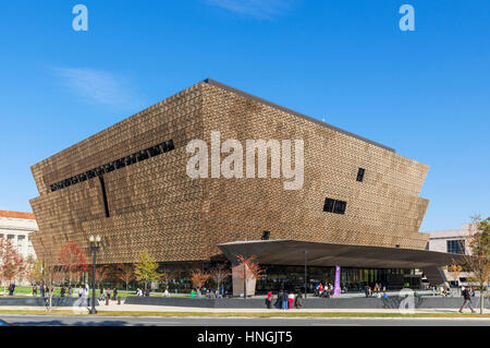 Museo Nazionale di afro-americano di storia e cultura, National Mall di Washington DC, Stati Uniti d'America Foto Stock