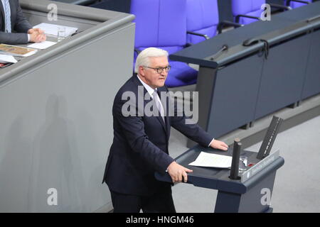 Berlino, Germania. 12 Feb, 2017. Frank-Walter Steinmeier viene scelto il Presidente federale. Credito: PACIFIC PRESS/Alamy Live News Foto Stock