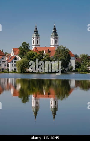 Chiesa Parrocchiale di San Pietro, Bad Waldsee, Baden-Württemberg, Germania Foto Stock