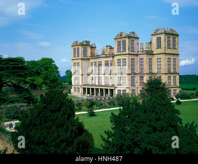 Hardwick Hall, Derbyshire, England, Regno Unito Foto Stock