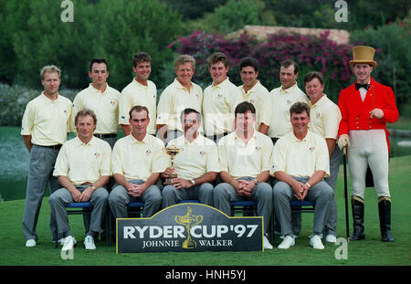 Europea di RYDER CUP la RYDER CUP VALDERRAMA SPAGNA 29 Settembre 1997 Foto Stock