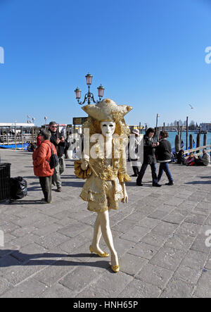 Il carnevale di Venezia,l'Italia,l'Europa,maschere e costumi,14 Foto Stock