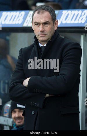 Swansea City manager Paolo clemente. Foto Stock