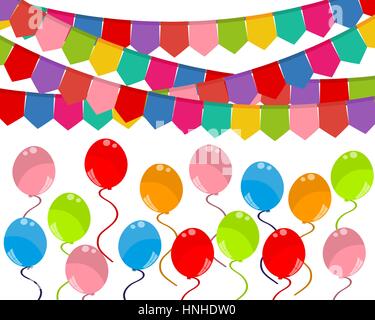 Biglietto di auguri di buon compleanno Illustrazione Vettoriale