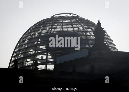 Berlino, Germania. Xiii Febbraio, 2017. Ogni giorno le scene sono visto a Berlino il 13 febbraio, 2017. Credito: Willem Arriens/Alamy Live News Foto Stock