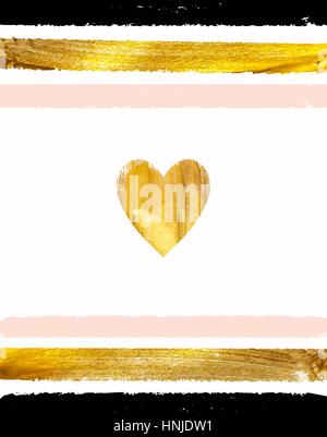 Vernice oro scintillante arte testurizzata illustrazione. Vettore Illustrazione Vettoriale