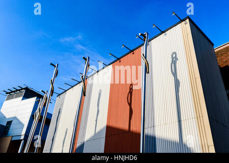 Ago scultura in Redditch Town Center. Foto Stock