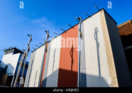 Ago scultura in Redditch Town Center. Foto Stock