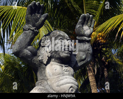 Statua di pietra a Bali, in Indonesia Foto Stock