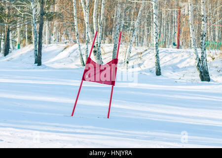 Set Di 3 Bandiere Da Sci Lemax Vail Village – Accessorio Decorativo Per Pista E Villaggio Natalizio