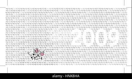 Illustrazione vettoriale di un toro e vacca Illustrazione Vettoriale