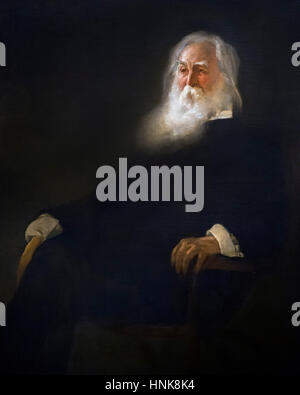 Walt Whitman (1819-1892). Ritratto del poeta americano da John White Alexander, olio su tela, 1889. Foto Stock