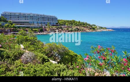 L'Astir Palace complesso di hotel Westin e Arion), situato nell'elegante Vouliagmeni peninsula fuori di Atene Foto Stock