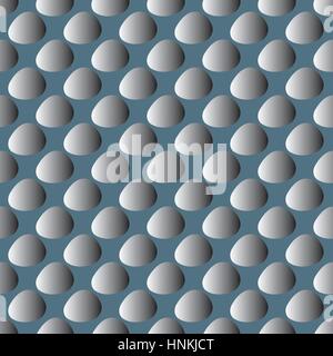 Grigia deformata (puntini Puntini con effetto 3D) Illustrazione Vettoriale