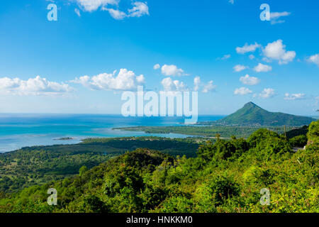 Jungle paradise in Mauritius Foto Stock