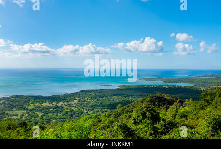 Jungle paradise in Mauritius Foto Stock