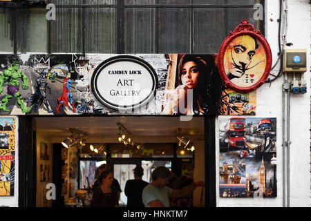 Camden Lock Art Gallery di Camden Town, Londra. Foto Stock