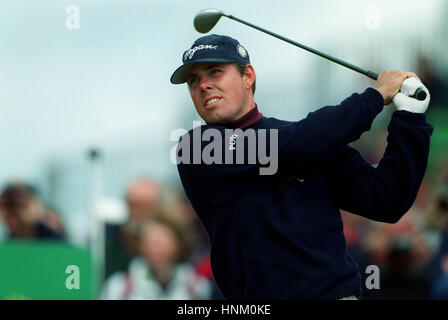 JUSTIN LEONARD BRITISH OPEN CARNOUSTIE 15 Luglio 1999 Foto Stock