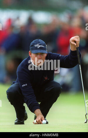 JUSTIN LEONARD BRITISH OPEN CARNOUSTIE 18 Luglio 1999 Foto Stock