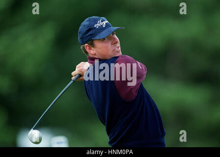 JUSTIN LEONARD BRITISH OPEN CARNOUSTIE 14 Luglio 1999 Foto Stock