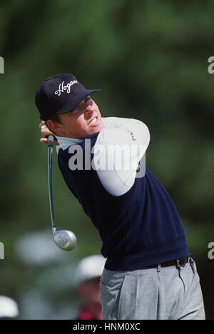 JUSTIN LEONARD BRITISH OPEN CARNOUSTIE 16 Luglio 1999 Foto Stock