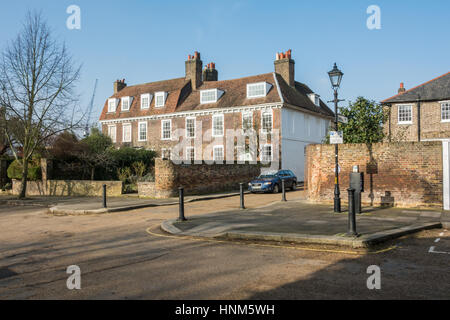 Elegante alloggio georgiano a Butts, Brentford, Middlesex, Inghilterra, Regno Unito Foto Stock