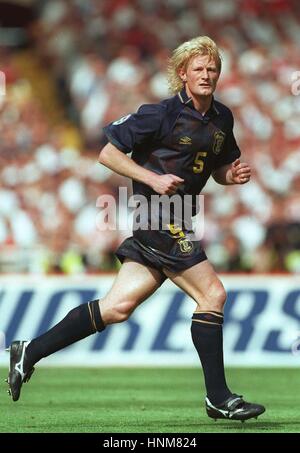 COLIN HENDRY SCOZIA & Blackburn Rovers FC 18 Giugno 1996 Foto Stock